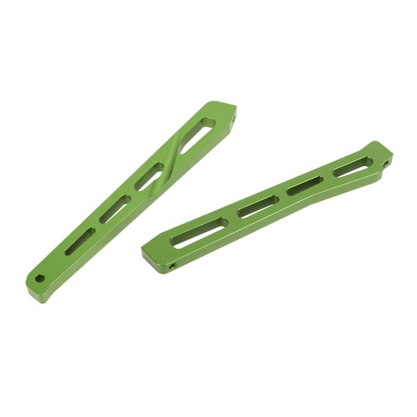 Metall RC Främre Bakre Chassifäste Aluminiumlegering Främre Bakre Chassifästesstöd Uppgraderingsdel för ARRMA 1/7 1/8 RC Bil Grön