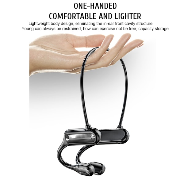 Trådlösa benledningshörlurar Open Ear Bluetooth Sports Headset BL09 för träning löpning cykling vandring 0.1