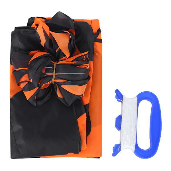 Octopus Kite Enlinje Djur Mjuk Orange Fläckig Färg Utomhus Kul Flyg Leksak 4 Meter
