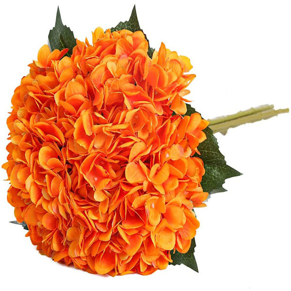 2 konstgjorda hortensia buketter för bröllop, familj, hotell och blomsterarrangemang