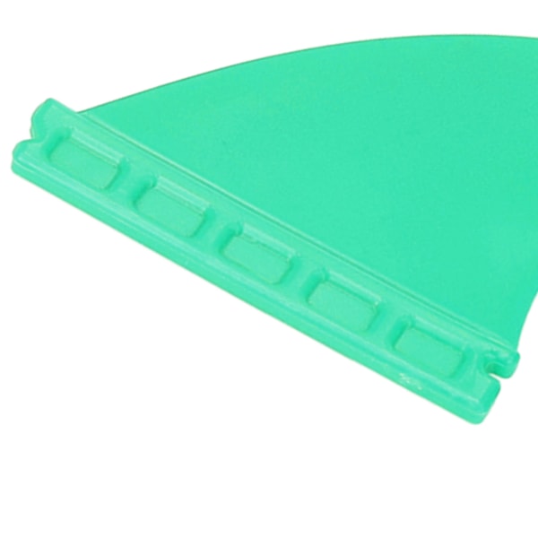 3 st surfbrädefenor PVC Thruster fenor surfbrädestillbehör för långbräda Stand Up Paddle Grön