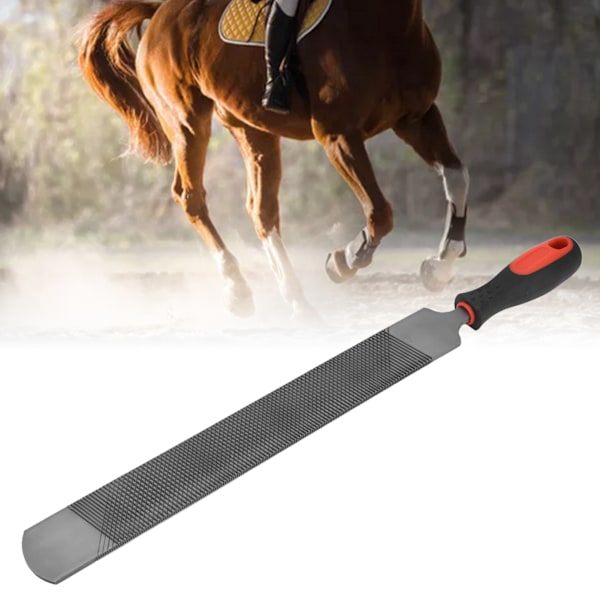 Hovslag Rasp i Låglegerat Verktygsstål Massiv Hårdhet Skoning Rasp Stalltillbehör 49cm