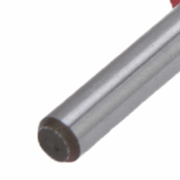 Rak rakbit förlängd 2-flötig legering stål trimning spårning CNC träbearbetningsverktyg 1/4 tum skaft 18mm