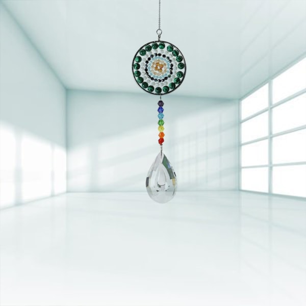 Crystal Hanging Sun Catcher Prism Tree of Life Rainbow Maker