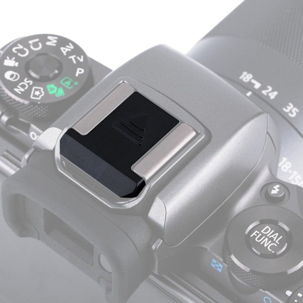 JJC Blixtskydd för Canon DSLR, Powershot och spegellösa kameror med blixtsko - Svart [Se beskrivningen för fler kompatibla kameror]