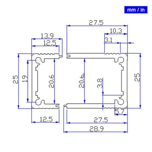 Projektbox i aluminiumlegering DIY Elektronisk förgreningskretskort Skyddande kylhölje