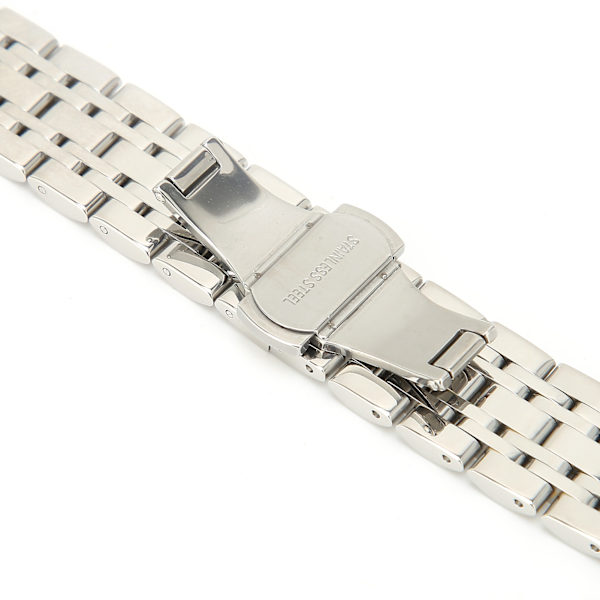 Exklusivt och elegant klockarmband i rostfritt stål, ersättningsarmband för klockor, delar, tillbehör 23 mm / 0,91 tum