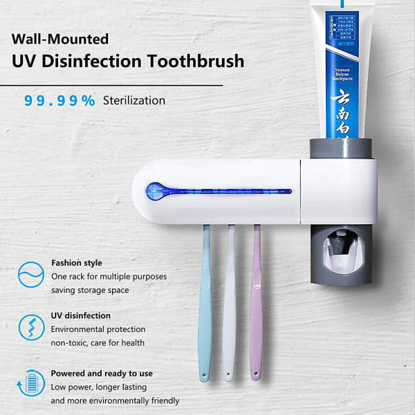 UV-tandborsthållare, Smart Rengöringstandborsthållare med