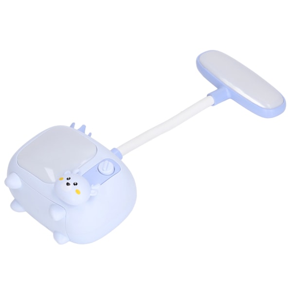 Söt Skrivbordslampa för Barn, 5 Ljusstyrkelägen, USB-Laddningsbar, TV-Stil Bas, Silikonkropp, Ögonskydd, Naturlig Ljussimulering, Perfekt för