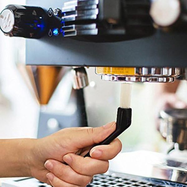 Kaffetamper Sked Rörsked Kaffe Art Penna Dubbelhuvud Kaffe Tamper Skopa Kit med Rengöringsborste