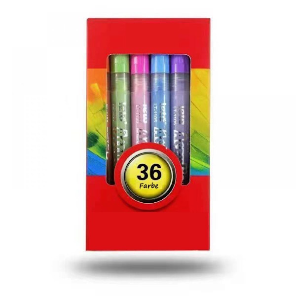 Color Your World, Akrylmarkörer med livfulla färger, vattentäta för långvarig konst, mycket hållbar opak glansig yta, markerar på allt