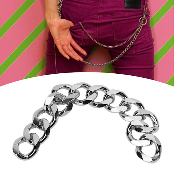 Aluminium Curbkedjor 10 Meter Justerbar Längd DIY Hantverk Smycke Kedjelänk Halsband för Reklamtavla Silver