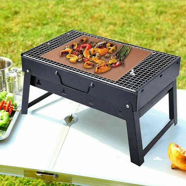 Permanent bakfolie (set om 4) extra stor för grillning och bakning - 40x60 cm kan klippas till storlek - bakfolie diskmaskinssäker - bakplåtspapper