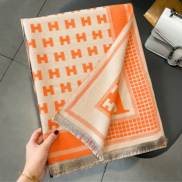 Höst Vinter Herr Bomullsscarf, Herr Halsduk Basic Scarf