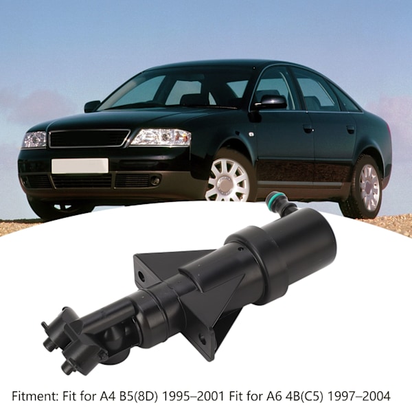 Strålkastarspolare Munstycke 4B0955102 Effektiv Rengöring Främre Strålkastarspolare Munstycke för A4 B5 1995 till 2001