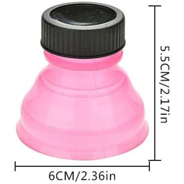 6 stycken läskburklock återanvändbara läsklock 6 $ Transparent läskburklock 6 stycken BPA-fria återanvändbara läsklock 6 $ förpackningar med dryckesläskpopburkar