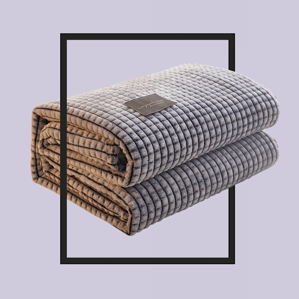 Elegant Dubbelsidig Mjuk Lätt Fleece, Svalkande Bomull För Året-Runt-Komfort, Andningsbart Fukttransporterande Tyg, Perfekt För Soffa Och Säng