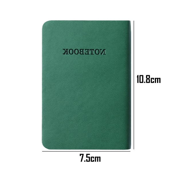 a7 Notebook Student lärande bärbar bok Anteckningsblock, grön