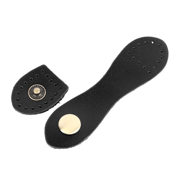 5 set läderknäppspännen mjuka slitstarka DIY sömnad läderflikstängning för handväskor axelväskor plånböcker svart antik mässing tillbehör