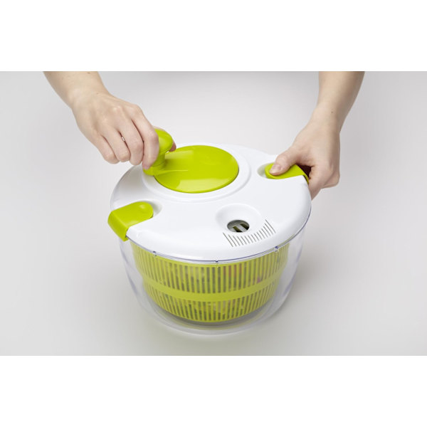Lyxig salladsslunga och dressinghjälp i presentförpackning, BPA-fri plast, (25 cm)