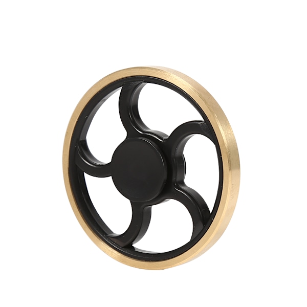 Stress Relief Fidget Spinner, Slitstarkt Bekvämt Bronsmaterialskal och Rostfritt Stållager, Trendig Rund Hjulformad Design, Snabb