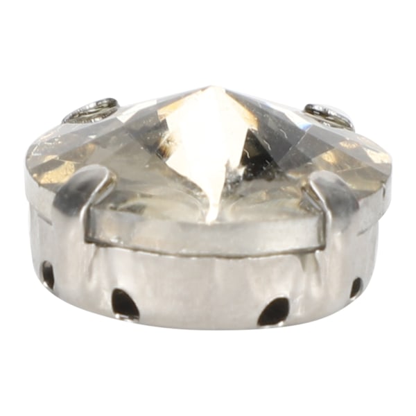 20 st DIY klodiamanter bröllopsklänning retro mode hantverk glas kläder dekorationer 17 mm ljusbrun rund glas klo diamant