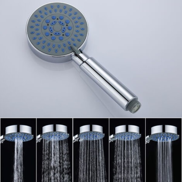 Auralum Badkarsblandare med Handduschblandare Kit Vattenfall Badkarskran Badkarsblandare Badrum Enhandsgrepp Bad/Duschblandare