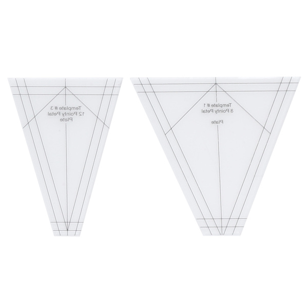 10 st Quilting Linjaler Multifunktionella Transparenta Akryl Sy Mallar Set för Quilting Sömnad Sömnad Hantverk