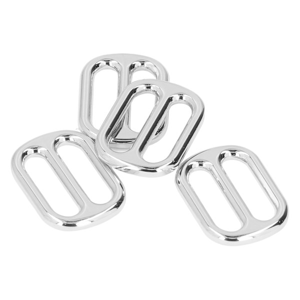 Justerbart spänne med pläteringsprocess DIY matchande fint utförande bärbart metallspänne silver