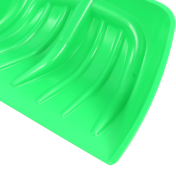 Snöskyffel PP Plastblad Skyffel för Grus Jord Löv Trädgård Bygg Ren Grön