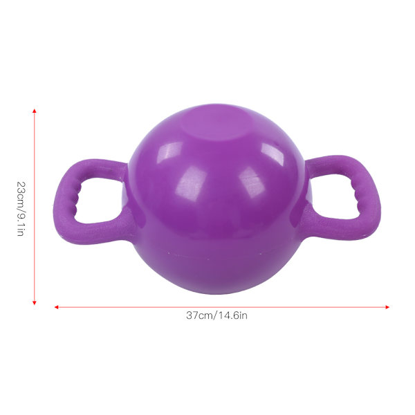 Yoga Fitness Vattenfyllda Kettlebells Slankning Träningsutrustning Pilates Träning Hemmaträning Lila