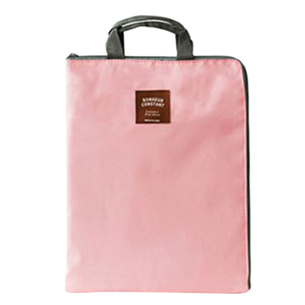 Dragkedja Multifunktionell Bärväska Väska för Notebook Laptop (Rosa)