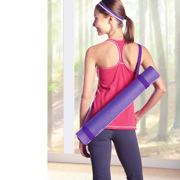 Multifunktionella yogamattorremmar, justerbar och hållbar stretch