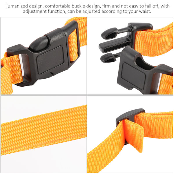 Polyester LED Reflexbälte Midjeband Ljus Varning Ljus Säkerhet för Utomhuslöpning Orange