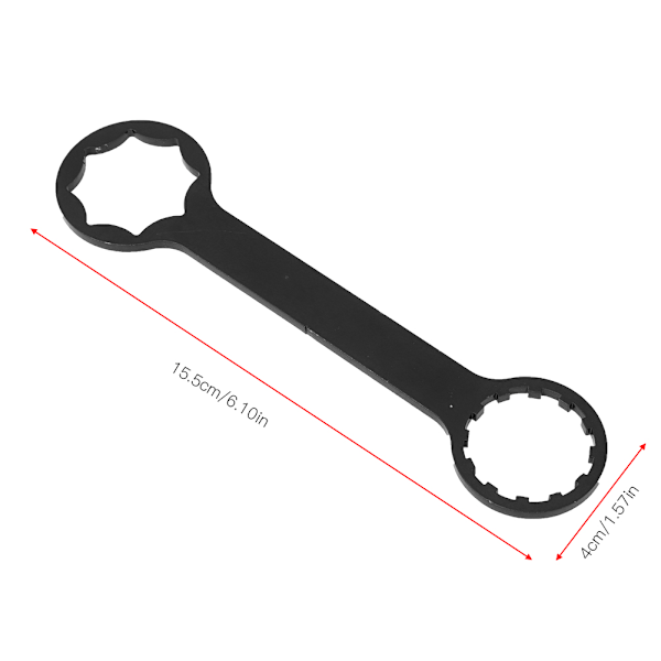 Dubbelsidig vevlagernyckelverktyg för mountainbike, verktyg för demontering och reparation