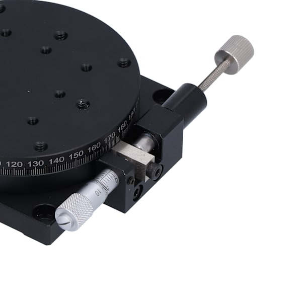 Manuell roterande linjär scen glidbord grovjustering 360° med mikrometer Dia80mm RBA80