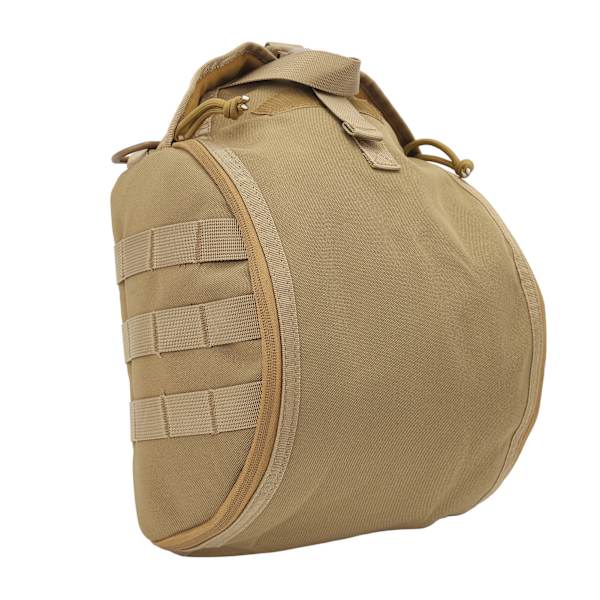 Utomhusträningshjälmväska Bärbar Clamshell Hjälmväska Stor Kapacitet Hjälmförvaringsväska Khaki
