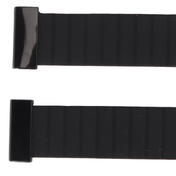 Magnetisk klockarmband 26 mm svettsäker silikonklockarmband snabbkoppling klockarmband för Vertix 2 svart och vinrött