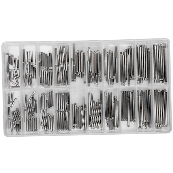 1,3MM/1,4MM 8-26MM Klockarmband Pin Friktionsstång Sortiment Klockreparation Tillbehör