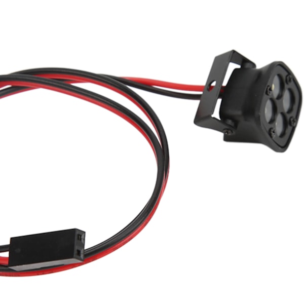 2 set LED-strålkastare för RC-bil, fyrkantiga strålkastare med hög ljusstyrka för 1/10 RC Crawler-bil