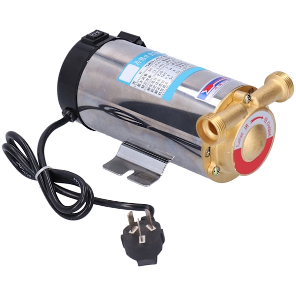 Boosterpump Gult Justering Automatisk Kallt och Varmt Vatten Boost 160W AU-kontakt AC220V