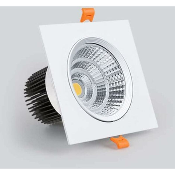 Infälld spotlight - Full Hundred 6000k (vitt ljus) - 2,5 tum 7 plattor 75mm
