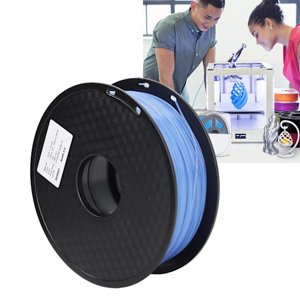 3D-utskriftsförbrukning 1,75 mm PLA-filament Blå till Vit Färgförändrande Förbrukning
