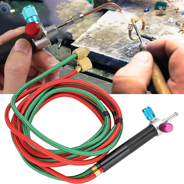 Mikro Hantverksbrännare, Smyckes Mikrobrännare med Flexibla Slangar för Förbättrad Precision, Idealisk för Hantverk & Elektronikreparation