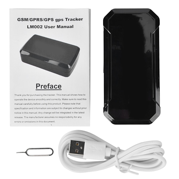 Mini Smart Anti-stöld Anti-förlust Bil GSM/GPRS/GPS Locator 180 Dagars Standby