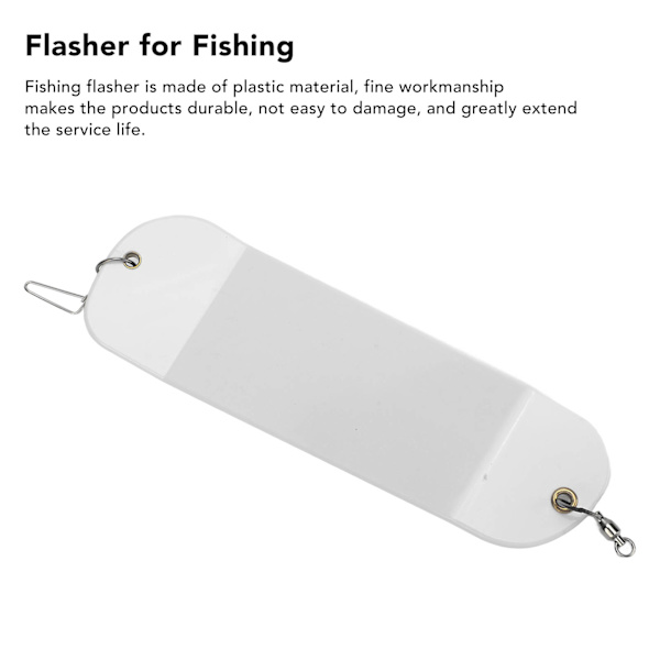Fiskeblinker undervattens plast trolling fiskeblinker för fiskare saltvatten sötvatten vit