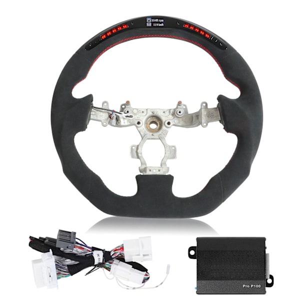 Suede LED-display med växlingslampor, rattbyte för Nissan GTR R35 2009-2016