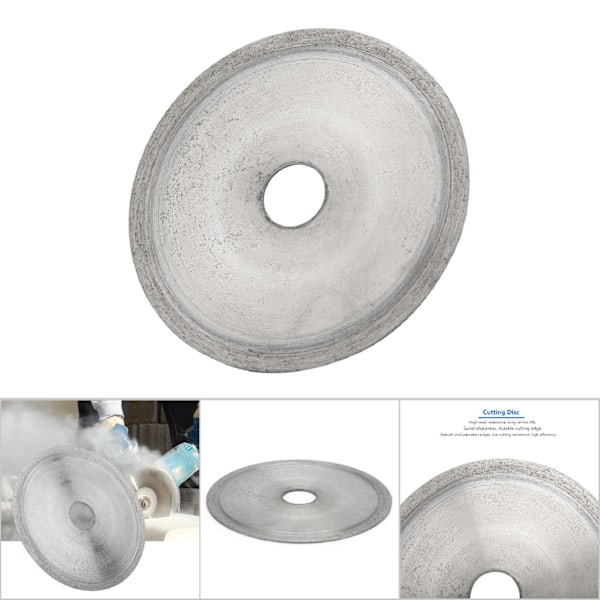 Lapidär Diamantkapskiva för Glas Kristall Jade Ädelsten (300*25*1.0mm)