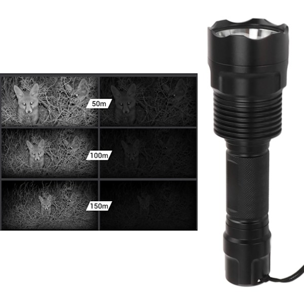 850nm IR-strålkastare ficklampa infraröd nattvision ficklampa för jakt camping nattfiske