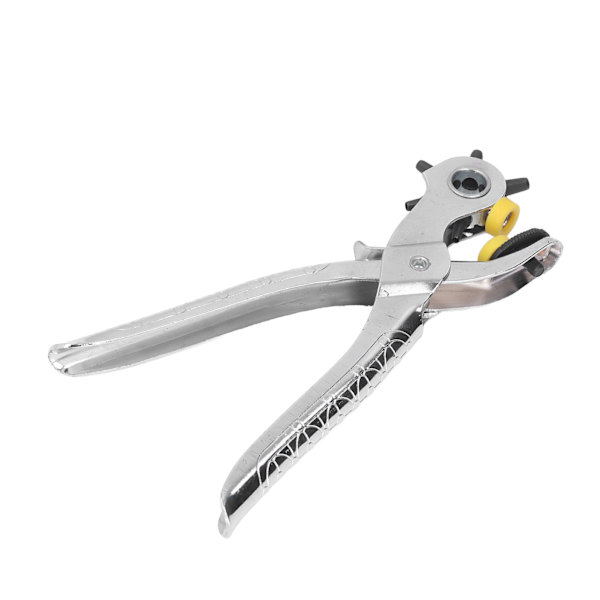 8 tum bälteshålsslag i rostfritt stål, robust, hållbar, ergonomisk design, ansträngningsbesparande värmebehandling, läderhålslag